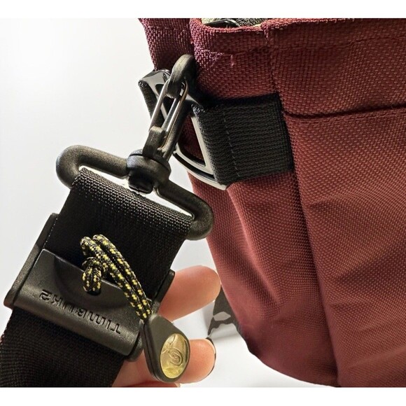 Timbuk2 Tote Bag Red & Green Nylon Shoulder Bag with Strap – Made in USA - Picture 5 of 8